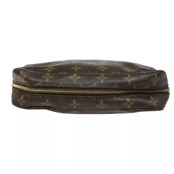 LOUIS VUITTON Trousse Toilette 23 Clutch Hand Bag Monogram Brown